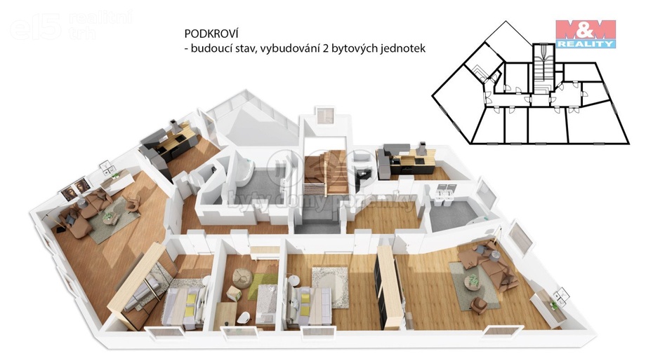 Prodej atypické byty, 220 m² - Český Těšín