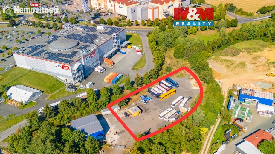 Pronájem komerčního pozemku 3 600 m², Plzeň