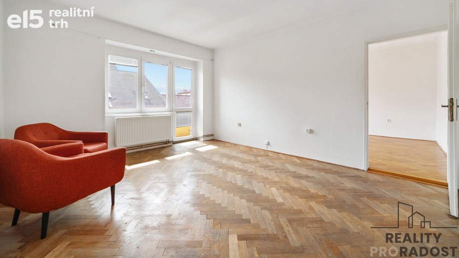 Pronájem byty 2+1, 65 m² - Pardubice I
