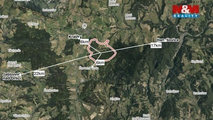 Prodej specifického pozemku 424 m², Červená Voda