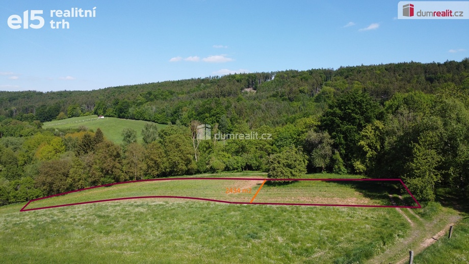 Prodej pozemky - zahrady, 2 434 m² - Pochvalov