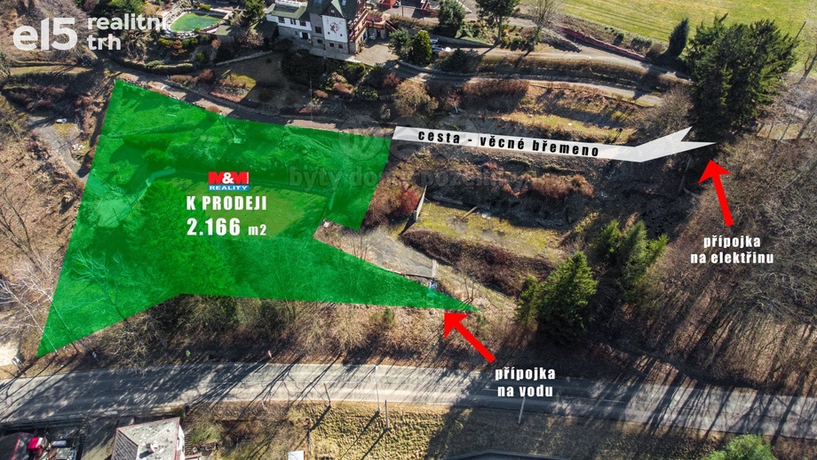 Prodej pozemky pro bydlení, 2 166 m² - Ústí nad Orlicí - Oldřichovice
