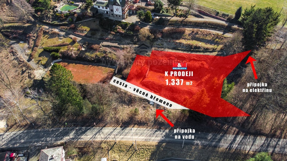 Prodej pozemky pro bydlení, 1 337 m² - Ústí nad Orlicí