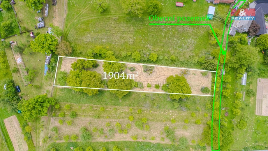 Prodej pozemky - zahrady, 1 904 m² - Bystřice pod Hostýnem - Sovadina