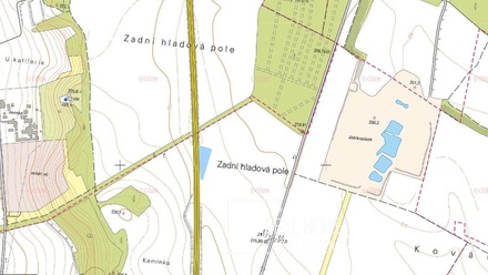 Prodej pole 1 843 m², Pohořelice