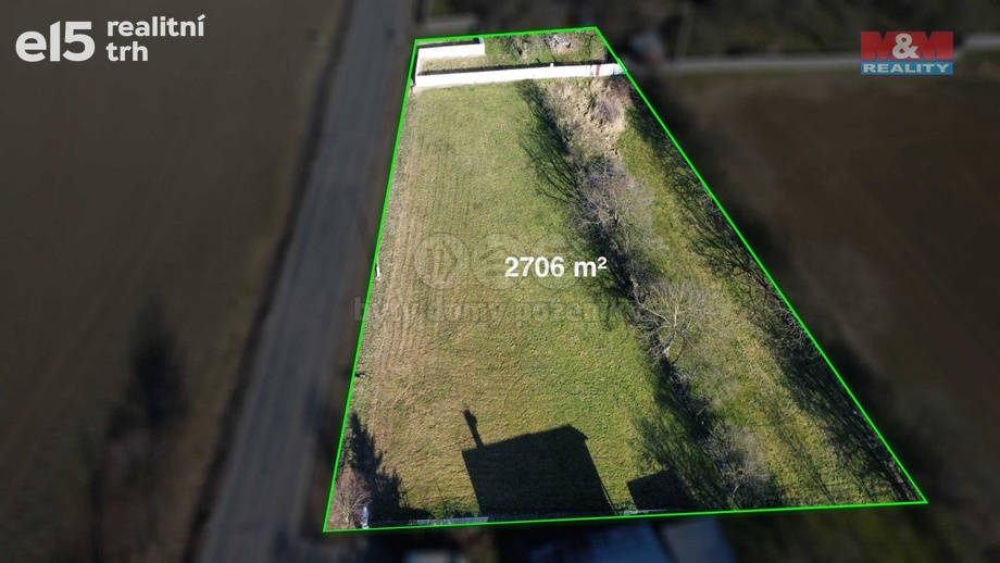 Prodej stavebního pozemku 2 706 m², Ostrava - Polanka nad Odrou