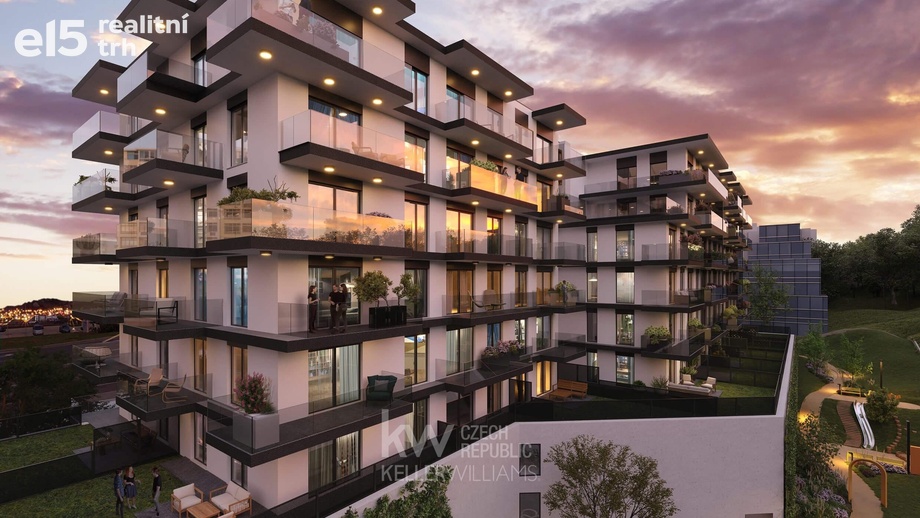 Pronájem byty 2+kk, 58 m² - Praha - Modřany