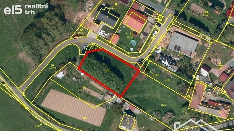 Prodej pozemky pro bydlení, 951 m² - Kynice