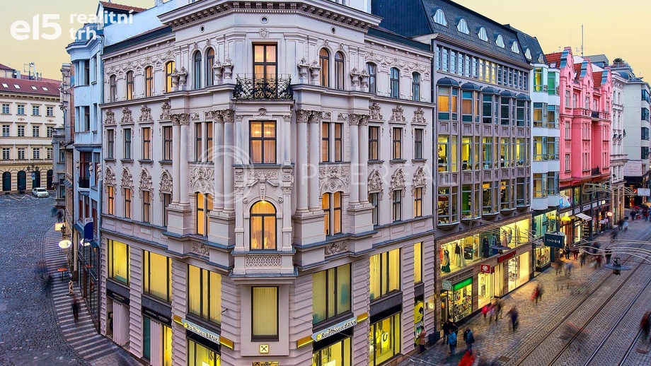 Pronájem kanceláře 505 m², Brno-město