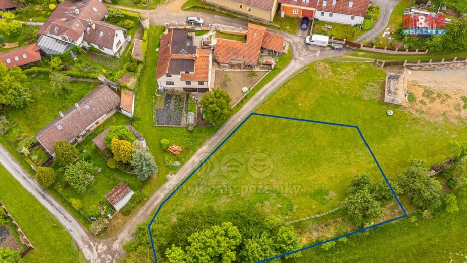 Prodej pozemky pro bydlení, 1 373 m² - Popovice - Kamenná Lhota