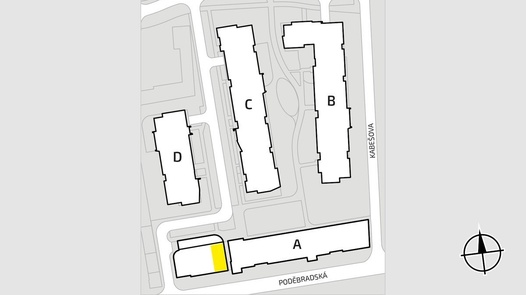 Prodej obchodní prostory, 134 m² - Praha - Vysočany