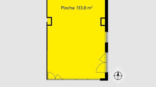 Prodej obchodní prostory, 134 m² - Praha - Vysočany