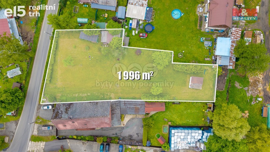 Prodej pozemky pro bydlení, 1 996 m² - Česká Lípa - Dobranov