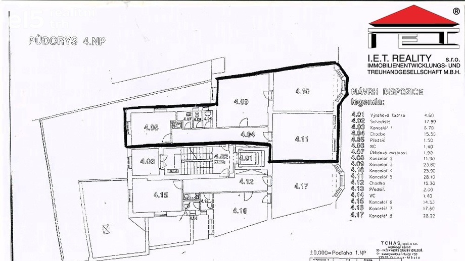 Pronájem kanceláře, 110 m² - Ostrava - Moravská Ostrava