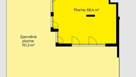 Prodej obchodního prostoru 66 m², Praha - Střížkov