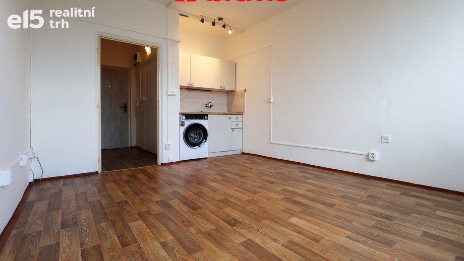 Pronájem byty 1+kk, 23 m² - Brno - Lesná