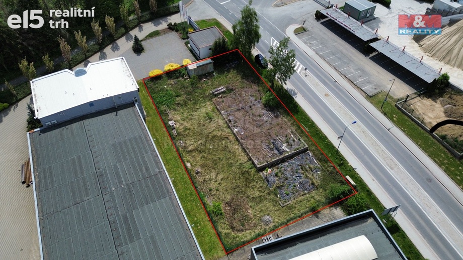 Prodej komerčního pozemku 1 125 m², Humpolec