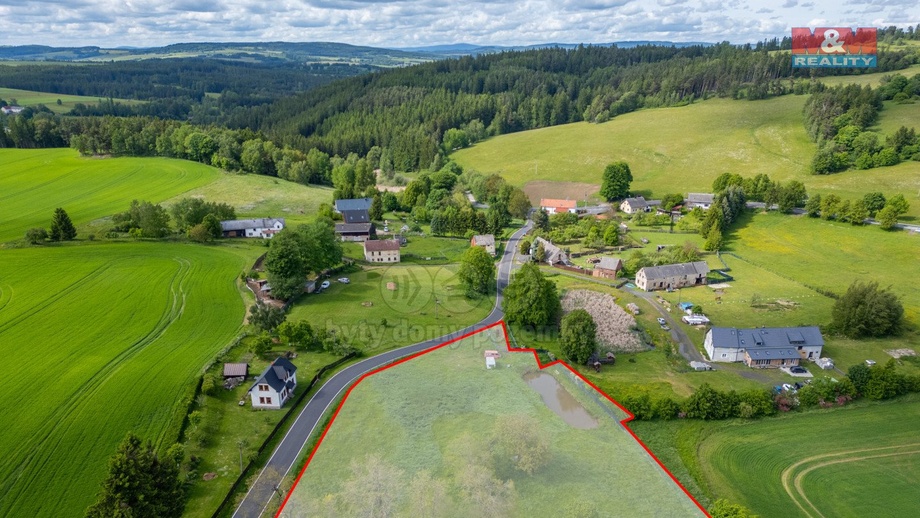 Prodej pozemky pro bydlení, 5 728 m² - Toužim - Smilov