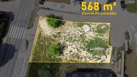 Prodej stavebního pozemku 568 m², Syrovice