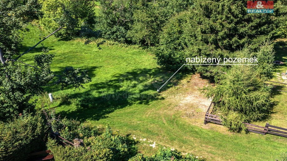 Prodej stavebního pozemku 545 m², Jiřetín pod Jedlovou