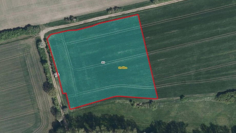 Prodej zemědělská půda, 11 032 m² - Smidary