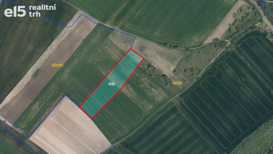 Prodej zemědělská půda, 6 459 m² - Kyškovice