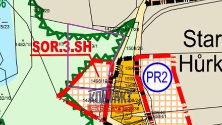 Prodej specifického pozemku 3 355 m², Horní Planá - Hůrka