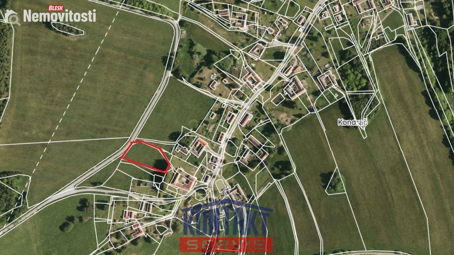 Prodej louky 2 587 m², Trhové Sviny