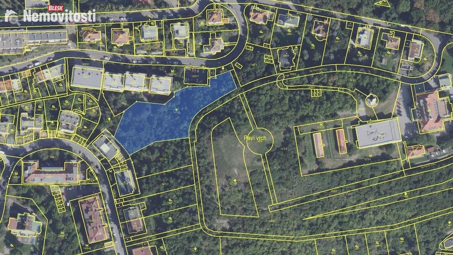Prodej podílu 5/166 stavebního pozemku 3 448 m², Praha 5