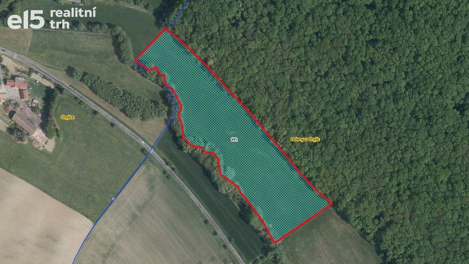 Prodej pozemky - trvalý travní porost, 20 868 m² - Jičíněves
