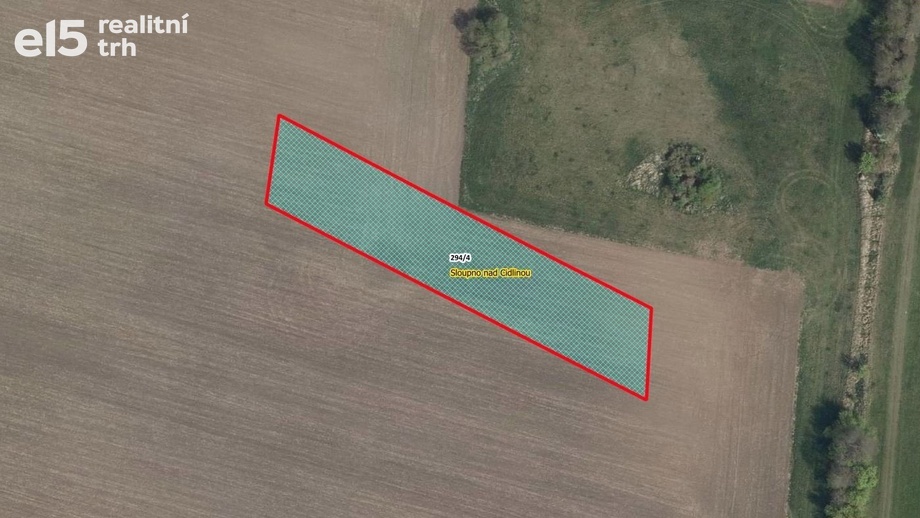 Prodej zemědělská půda, 3 400 m² - Sloupno