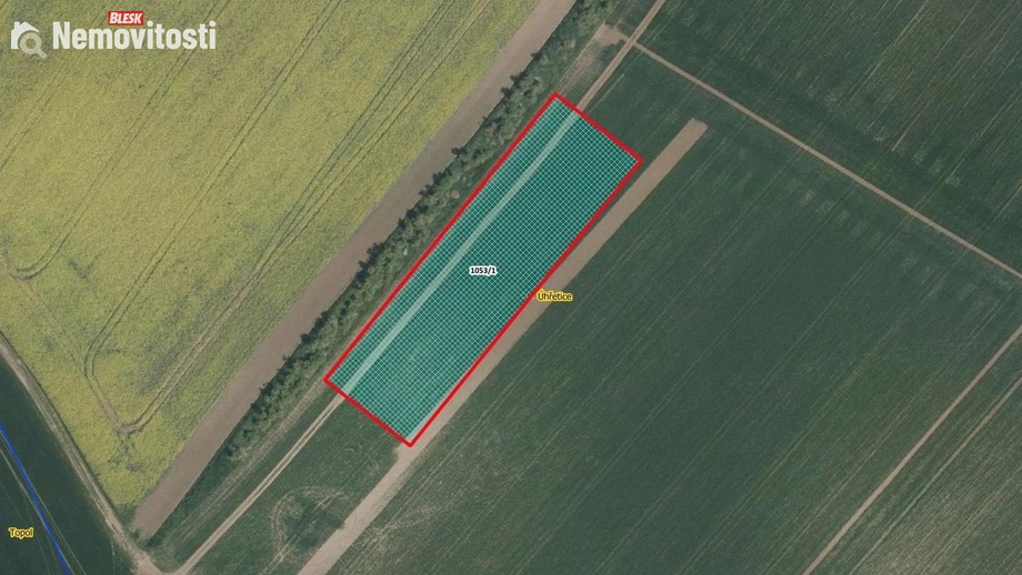 Prodej pole 3 286 m², Úhřetice
