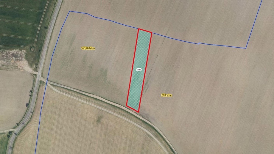 Prodej pole 4 642 m², Přelovice