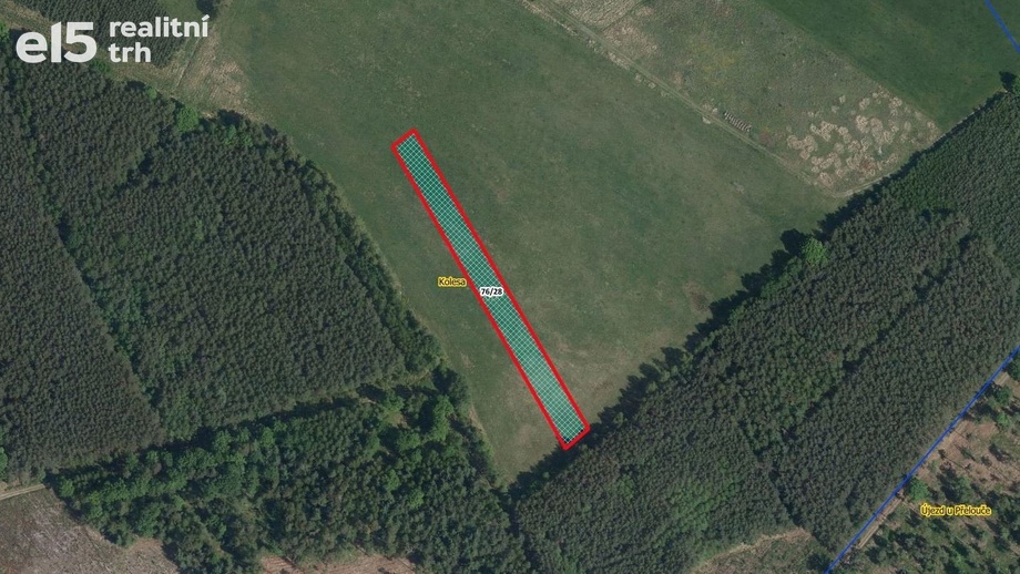 Prodej pozemky - trvalý travní porost, 3 199 m² - Kladruby nad Labem