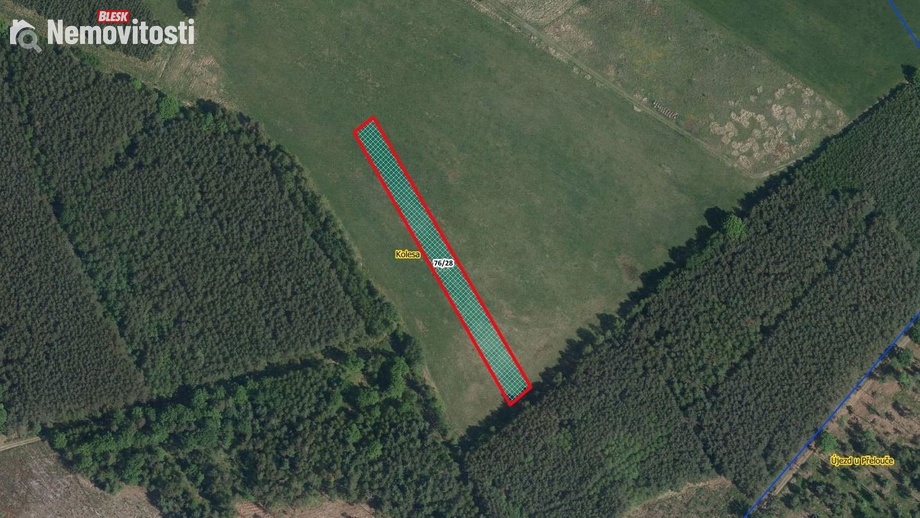 Prodej louky 3 199 m², Kladruby nad Labem