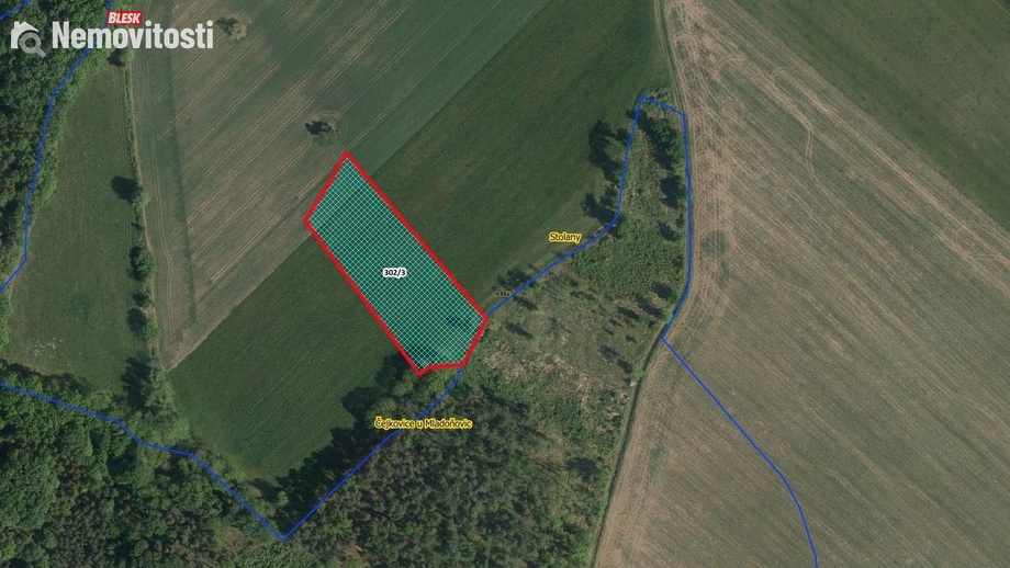 Prodej pole 5 612 m², Stolany