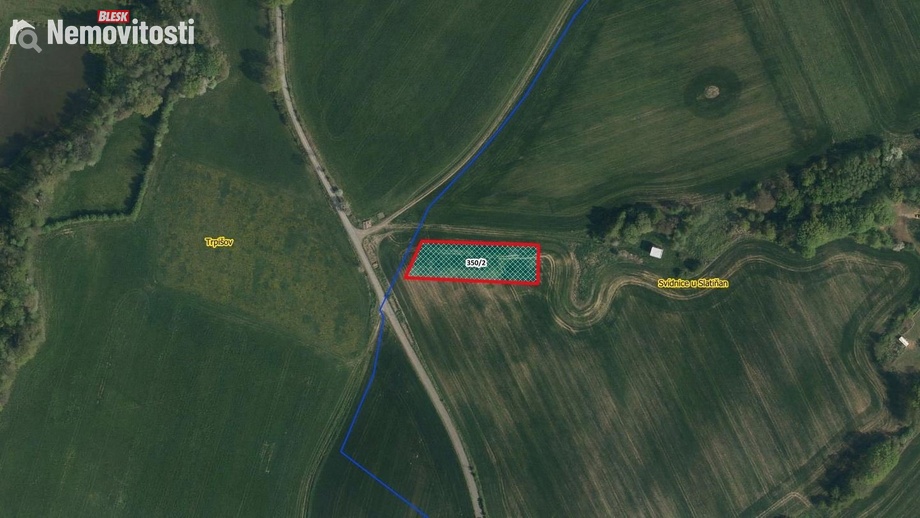 Prodej pole 1 957 m², Svídnice
