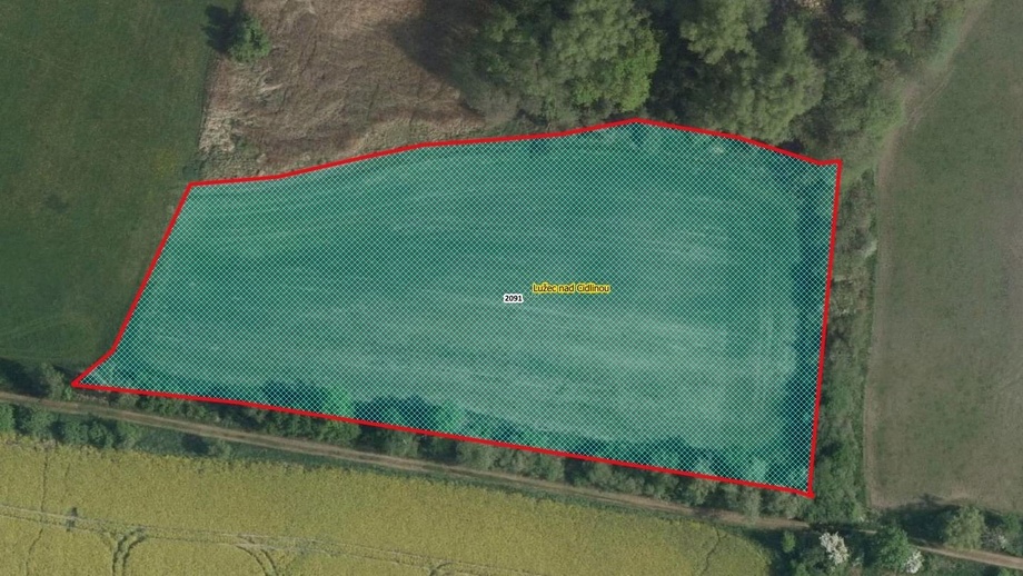 Prodej pole 10 239 m², Lužec nad Cidlinou
