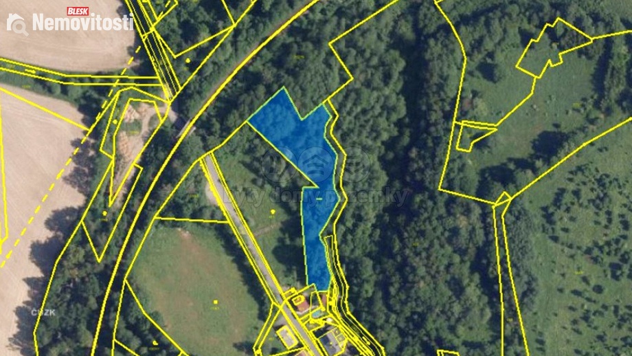 Prodej rybníku 3 255 m², Skalice u České Lípy