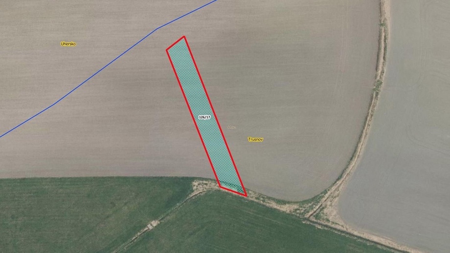 Prodej pole 956 m², Trusnov
