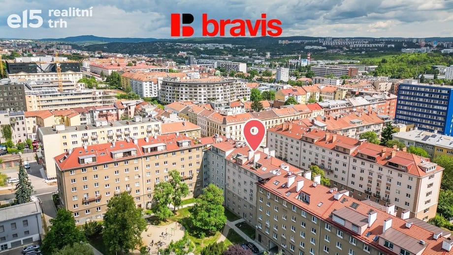 Prodej byty 2+1, 56 m² - Brno - Veveří