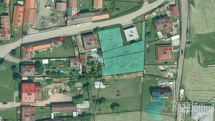 Prodej stavebního pozemku 1 303 m², Radošovice u Českých Budějovic