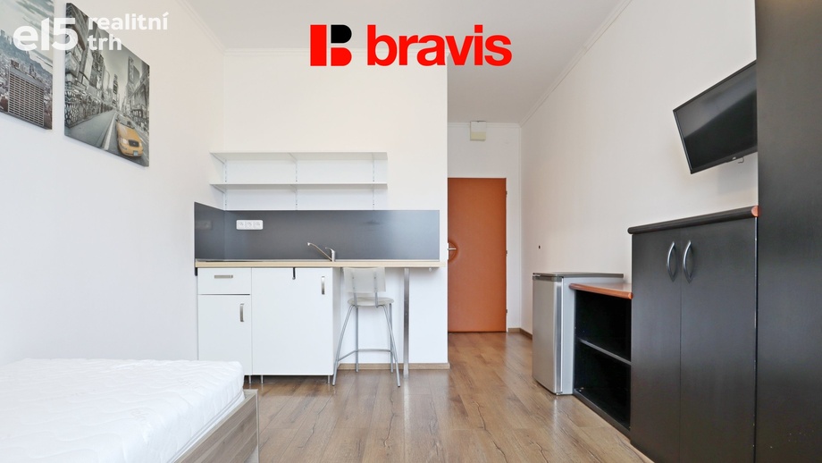Pronájem byty 1+kk, 18 m² - Popůvky