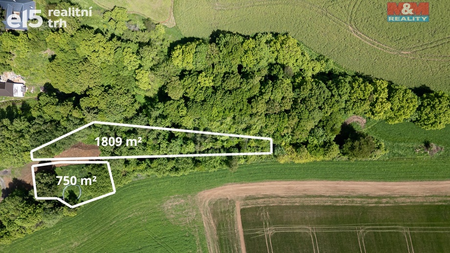 Prodej pozemky pro bydlení, 2 559 m² - Třebařov