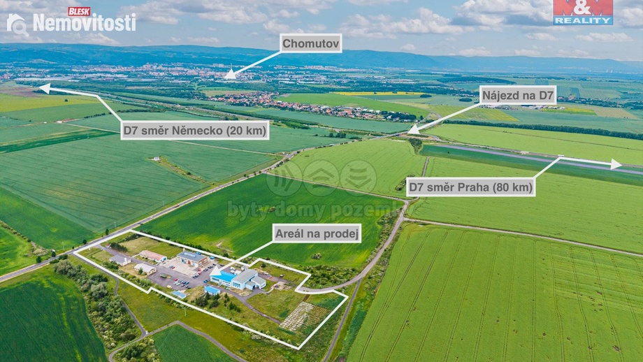 Prodej výrobního prostoru 2 822 m², Droužkovice