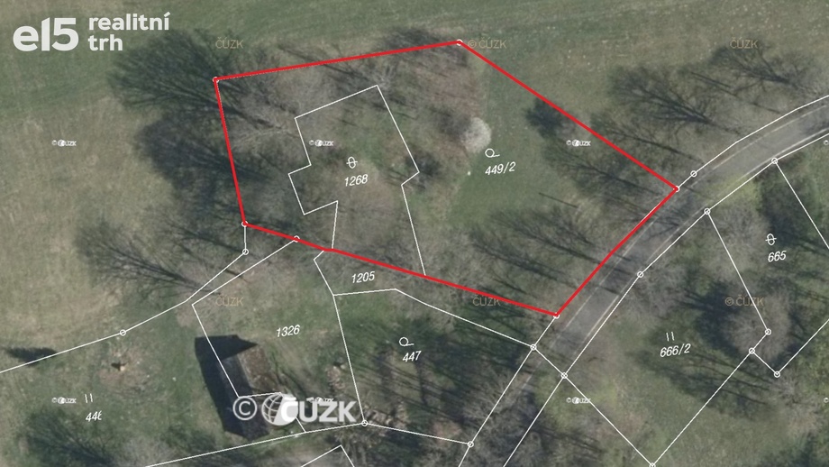 Prodej stavebního pozemku 2 874 m², Tři Sekery - Chodovská Huť