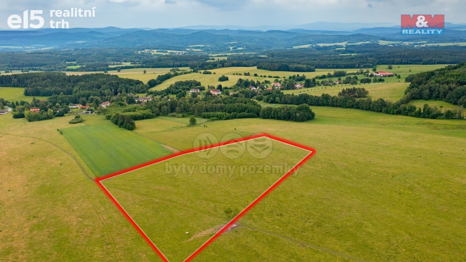 Prodej pole 34 822 m², Kamenná - Kondrač