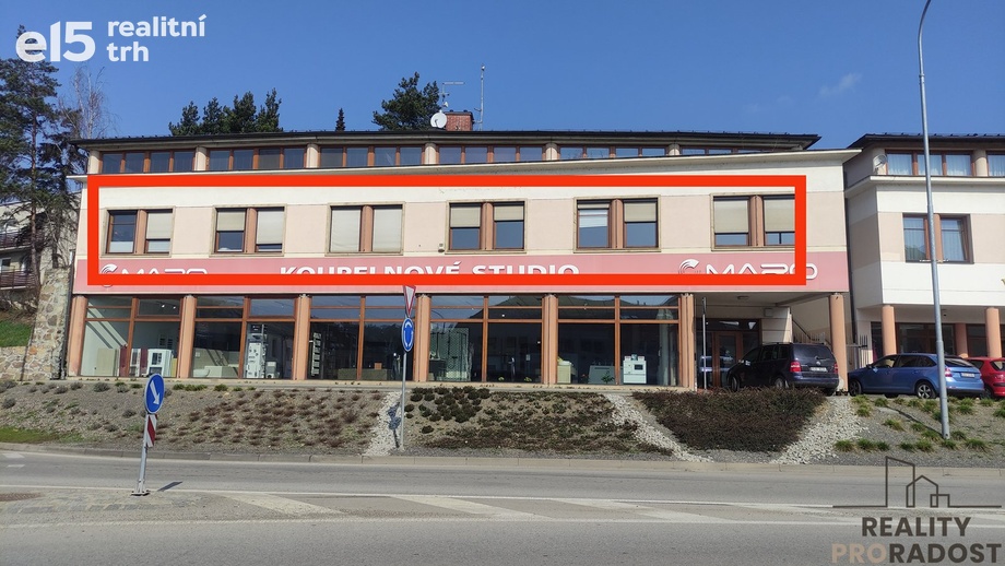 Pronájem kanceláře, 103 m² - Velké Meziříčí
