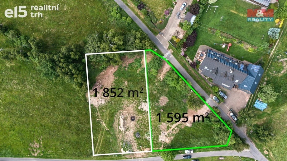 Prodej pozemky pro bydlení, 1 852 m² - Tisá