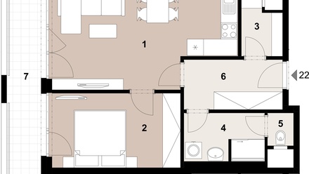 Prodej bytu 2+kk 51 m², Praha - Hloubětín